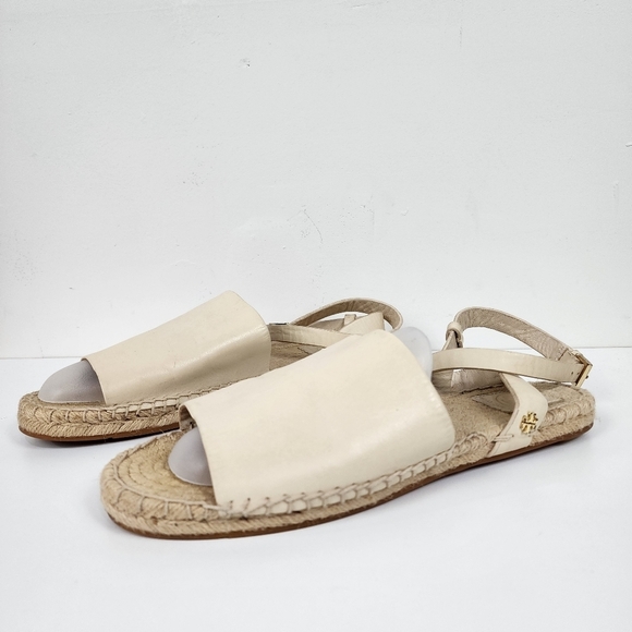 Tory Burch Landon Espadrille Sandals, Size 10 - Picture 1 of 9